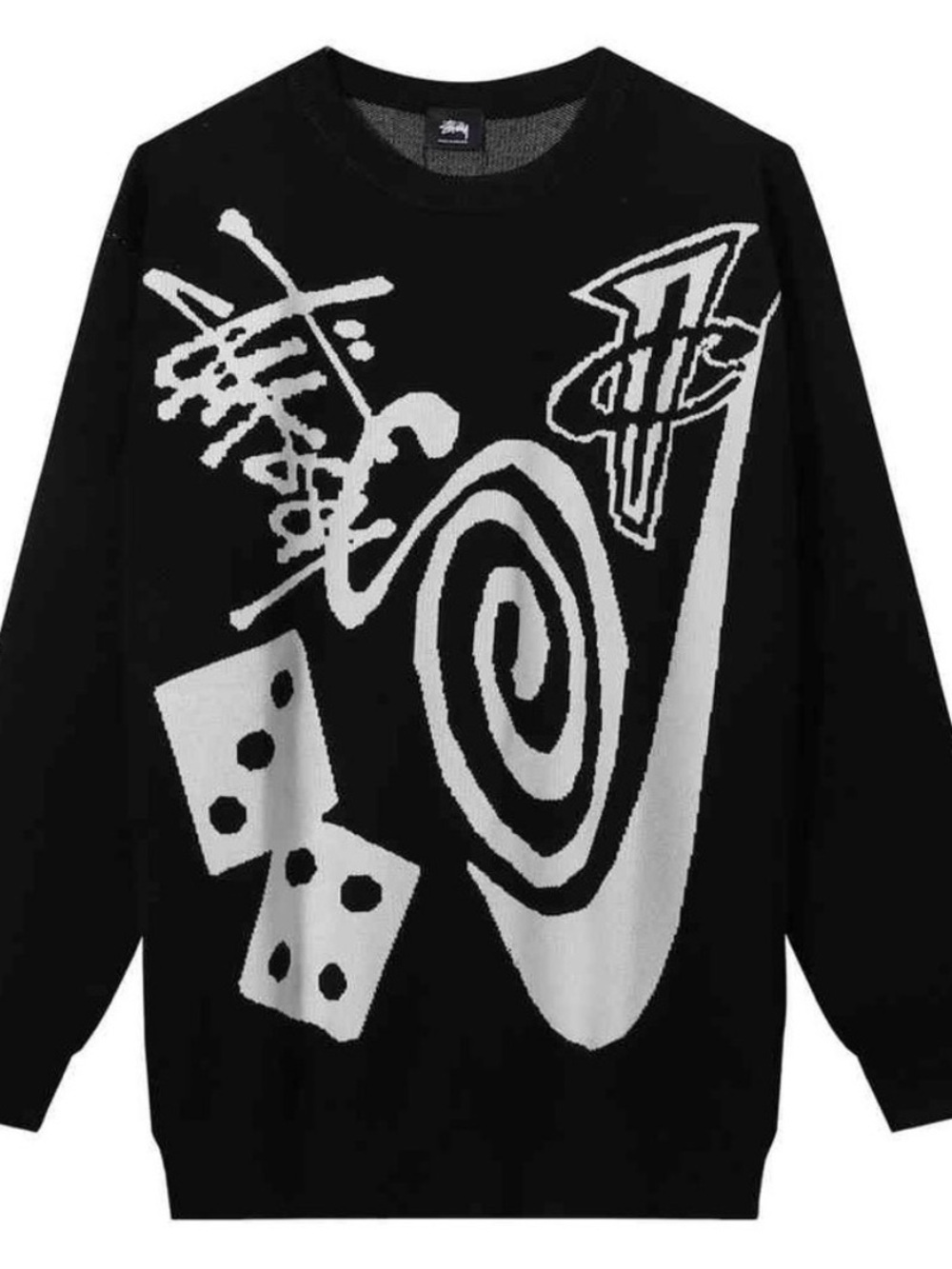 Stussy Mens Sweater Black size XL - no tags
